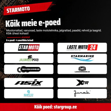 Stargroupi epoed 6 poodi ja 4 ametlikku brndi hest perest