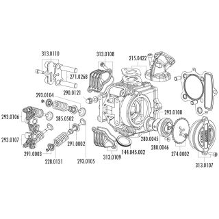 Polini nukkvõlli laager 15x32x8